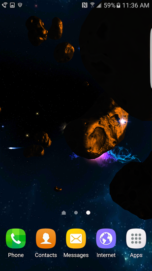 Descarga gratuita fondos de pantalla animados Exploración de las galaxias  para Android. Consigue la versión completa de la aplicación apk de Galaxies Exploration para tabletas y teléfonos Android.