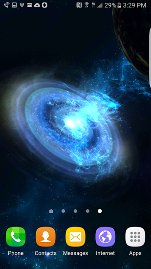 Fondos de pantalla animados a Galaxies Exploration para Android. Descarga gratuita fondos de pantalla animados Exploración de las galaxias .
