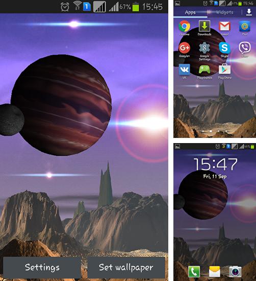Alem do papel de parede animado Curva para telefones e tablets Android, voce tambem pode baixar Lendas de galáxia, Galaxy legends gratuitamente.