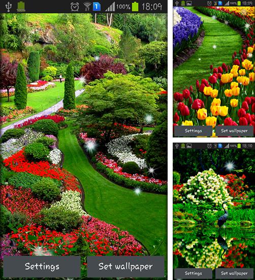 Zusätzlich zum Live Wallpaper Winterberge für Android Mobiltelefone und Tablets, können Sie auch Garden, Garten kostenlos herunterladen.