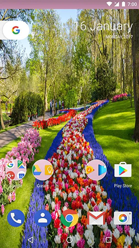 Garden HD by Play200 für Android spielen. Live Wallpaper Garten kostenloser Download.