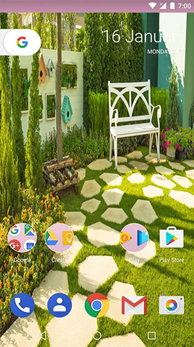 Screenshots of the Garden HD by Play200 for Android tablet, phone.