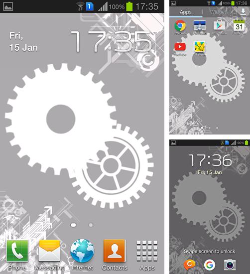 Gears - бесплатно скачать живые обои на Андроид телефон или планшет.