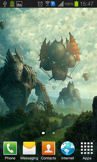 Giant: Fantasy für Android spielen. Live Wallpaper Gigant: Fantasie kostenloser Download.