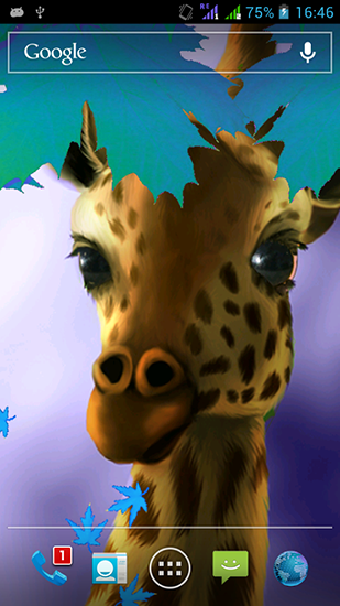 Giraffe HD - скачать бесплатно живые обои для Андроид на рабочий стол.
