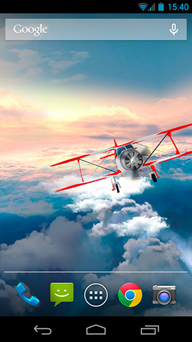 Écrans de Glider in the sky pour tablette et téléphone Android.