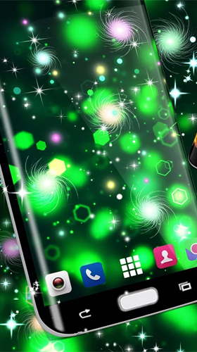 Геймплей Glowing by High quality live wallpapers для Android телефона.