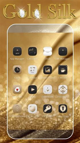 Kostenloses Android-Live Wallpaper Goldene Seide. Vollversion der Android-apk-App Gold silk für Tablets und Telefone.