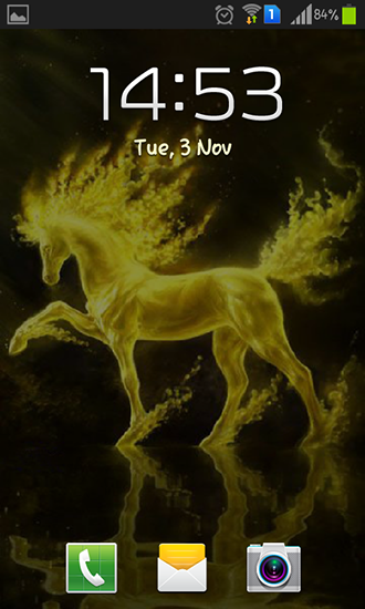 Скріншот Golden horse. Скачати живі шпалери на Андроїд планшети і телефони.