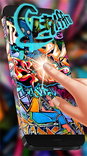 Kostenloses Android-Live Wallpaper Graffiti Wand. Vollversion der Android-apk-App Graffiti wall für Tablets und Telefone.