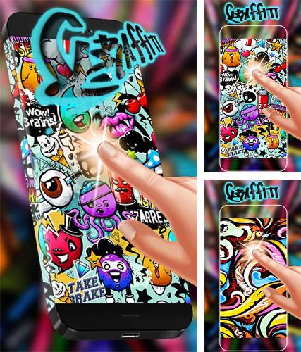 Додатково до живої шпалери Спектр для Android телефонів та планшетів, Ви можете також безкоштовно скачати Graffiti wall.