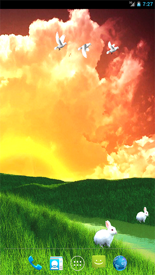 Screenshots of the Grassland for Android tablet, phone.