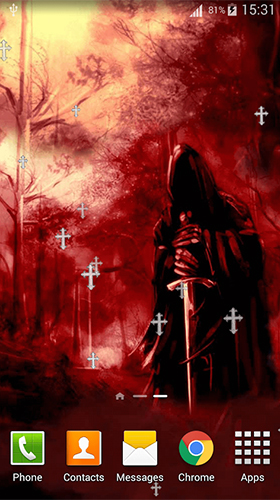 Screenshots von Grim reaper by Lux Live Wallpapers für Android-Tablet, Smartphone.