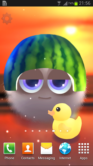Fondos de pantalla animados a Grumpy Boo para Android. Descarga gratuita fondos de pantalla animados Boo enojado.
