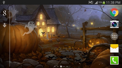 Papeis de parede animados Dia das Bruxas 2015 para Android. Papeis de parede animados Halloween 2015 para download gratuito.