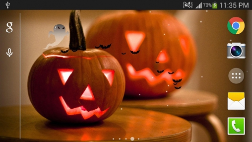 Capturas de pantalla de Halloween 2015 para tabletas y teléfonos Android.