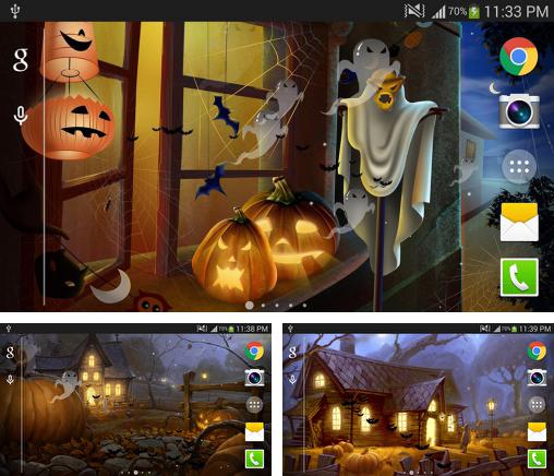 Додатково до живої шпалери Тигр для Android телефонів та планшетів, Ви можете також безкоштовно скачати Halloween 2015.