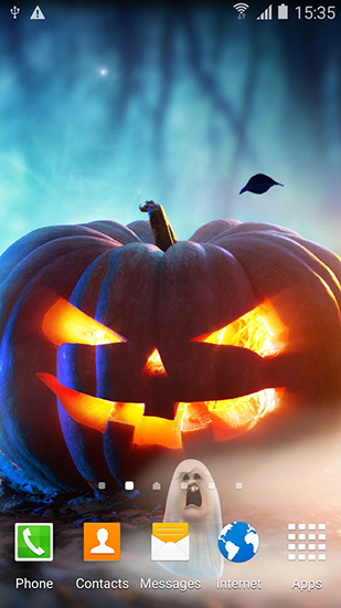 Halloween by Amax lwps - скачать бесплатно живые обои для Андроид на рабочий стол.