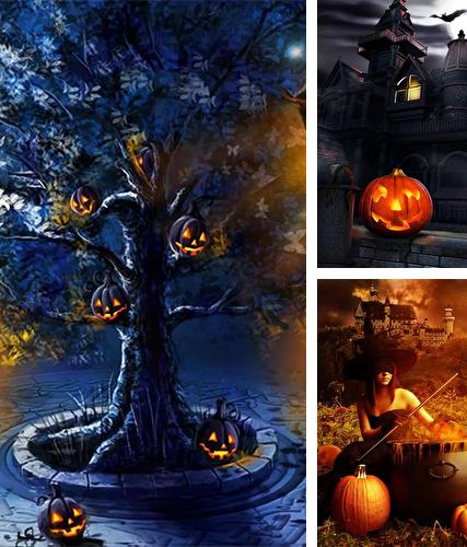 Kostenloses Android-Live Wallpaper Halloween. Vollversion der Android-apk-App Halloween by Art LWP für Tablets und Telefone.