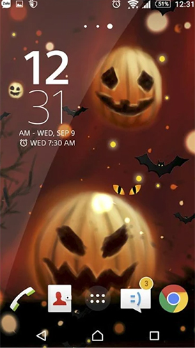 Halloween by Beautiful Wallpaper - скачать бесплатно живые обои для Андроид на рабочий стол.