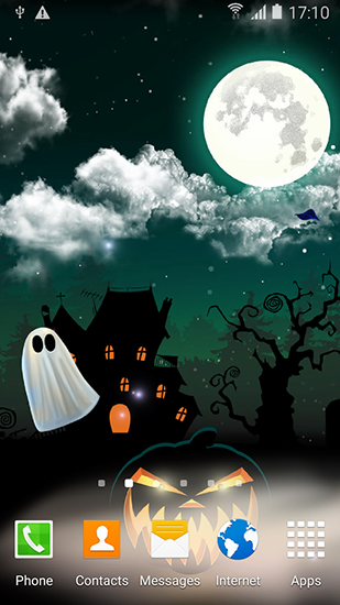 Papeis de parede animados Dia das Bruxas para Android. Papeis de parede animados Halloween by Blackbird wallpapers para download gratuito.