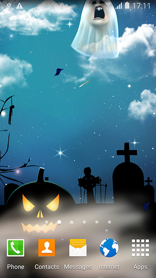 Écrans de Halloween by Blackbird wallpapers pour tablette et téléphone Android.