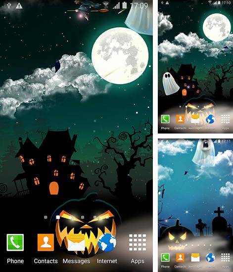 Додатково до живої шпалери Алмази для Android телефонів та планшетів, Ви можете також безкоштовно скачати Halloween by Blackbird wallpapers.