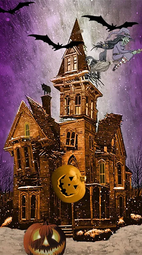 Halloween by FexWare Live Wallpaper HD - скриншоты живых обоев для Android.