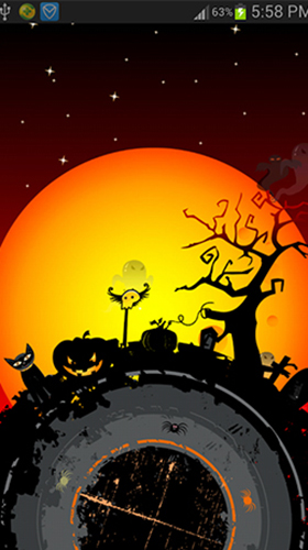 Fondos de pantalla animados a Halloween by live wallpaper HongKong para Android. Descarga gratuita fondos de pantalla animados Halloween .