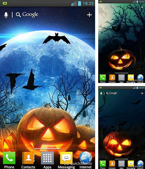 Дополнительно к живым обоям на Андроид телефоны и планшеты Мексика, вы можете также бесплатно скачать заставку Halloween HD.