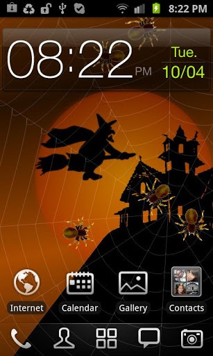 Android 用ハロウイン: スパイダーズをプレイします。ゲームHalloween: Spidersの無料ダウンロード。