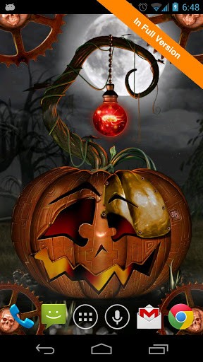 Halloween steampunkin - бесплатно скачать живые обои на Андроид телефон или планшет.