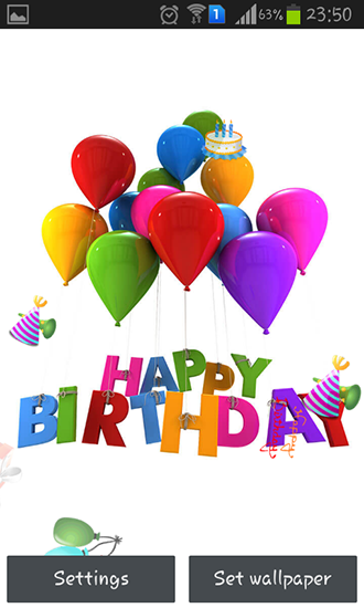 Baixe o papeis de parede animados Happy Birthday para Android gratuitamente. Obtenha a versao completa do aplicativo apk para Android Feliz Aniversário para tablet e celular.