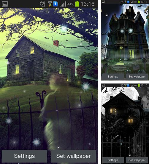 In addition to live wallpaper Far Galaxy for Android phones and tablets, you can also download Haunted house for free.