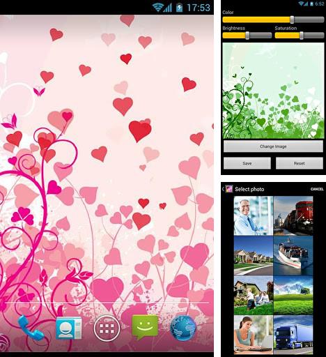 Heart and feeling - бесплатно скачать живые обои на Андроид телефон или планшет.