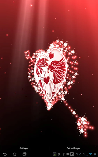 Screenshots of the Hearts by Aqreadd studios for Android tablet, phone.
