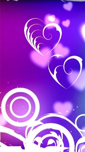 Скріншот Hearts by Kittehface Software. Скачати живі шпалери на Андроїд планшети і телефони.