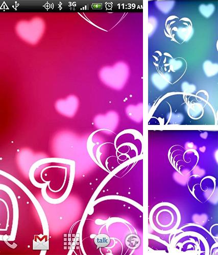 Hearts by Kittehface Software - бесплатно скачать живые обои на Андроид телефон или планшет.