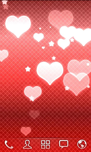 Hearts by Mariux für Android spielen. Live Wallpaper Herzen kostenloser Download.