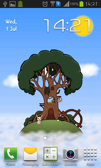 Home tree - безкоштовно скачати живі шпалери на Андроїд телефон або планшет.
