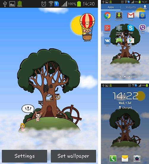 In addition to live wallpaper Mystic Forest for Android phones and tablets, you can also download Home tree for free.