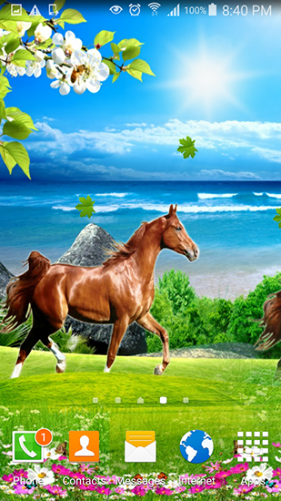 Fondos de pantalla animados a Horses by Villehugh para Android. Descarga gratuita fondos de pantalla animados Caballos .