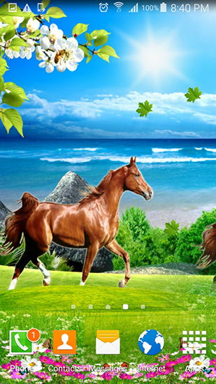 Écrans de Horses by Villehugh pour tablette et téléphone Android.