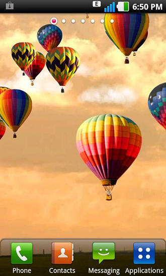 Hot air balloon - бесплатно скачать живые обои на Андроид телефон или планшет.