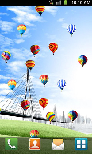 Hot air balloon by Venkateshwara apps live wallpaper for Android. Hot air  balloon by Venkateshwara apps free download for tablet and phone.