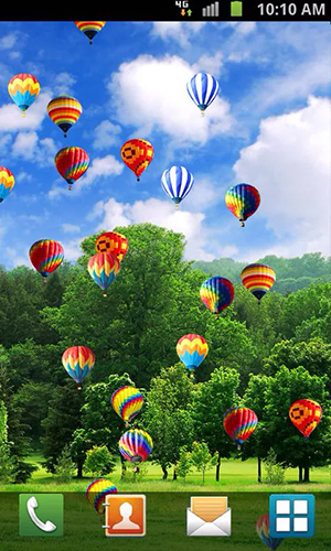 Hot air balloon by Venkateshwara apps - скачати безкоштовно живі шпалери для Андроїд на робочий стіл.