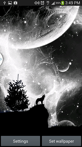 Download livewallpaper Howling space for Android. Get full version of Android apk livewallpaper Howling space for tablet and phone.