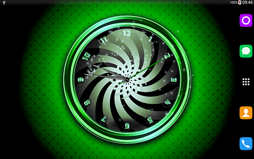 Hypno clock - бесплатно скачать живые обои на Андроид телефон или планшет.