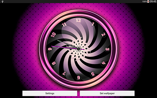 Screenshots von Hypno clock für Android-Tablet, Smartphone.