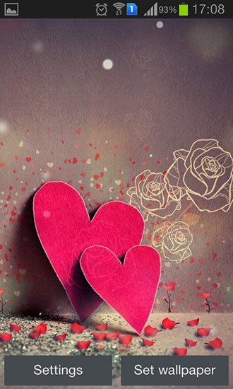 Download I love you - livewallpaper for Android. I love you apk - free download.